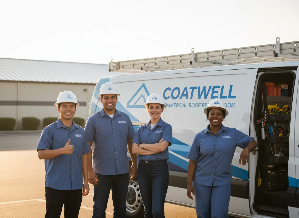 Commercial roof coating company in Perkins, OK